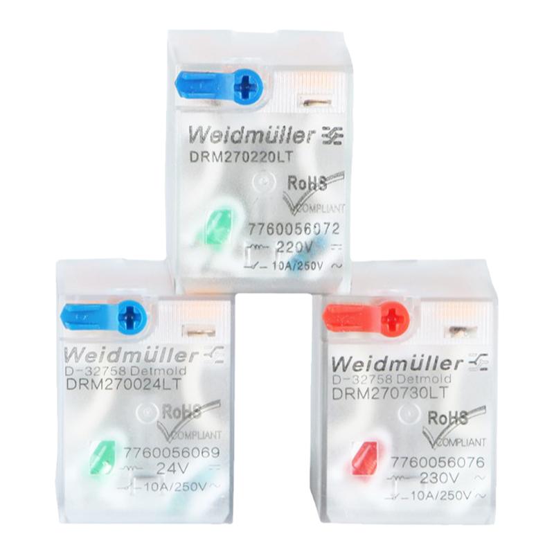 weidmuller魏德米勒款中间继电器DRM270024LT 730L 570730LT 24LT