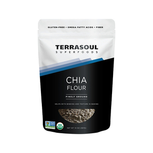 进口Terrasoul有机冷磨奇亚籽粉官方旗舰店即食chia轻食代餐饱腹
