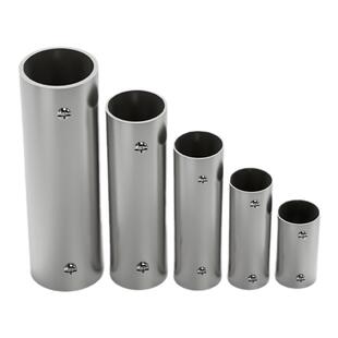 不锈钢管连接件圆管直通加长接头晾衣杆延长对接配件两通管拼接头