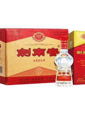 【加量不加价】剑南春 水晶剑南春 52度558mL*6瓶 浓香型白酒