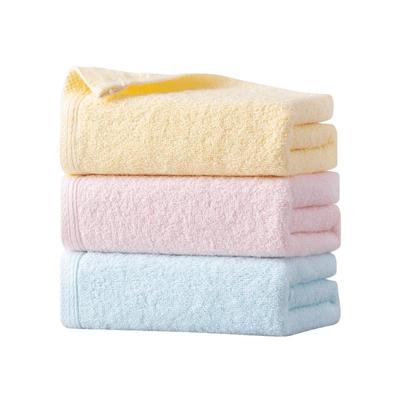 Uchino/内野简约素色缎边面巾3条