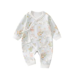 新生婴儿衣服春季纯棉连体衣0到3个月初生宝宝必备a类新出生女宝6