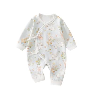 温巢新生婴儿衣服秋季纯棉连体衣