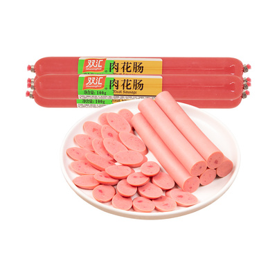双汇肉花肠100g火腿肠整箱批发泡面搭档炒菜用烤肉香肠官方旗舰店