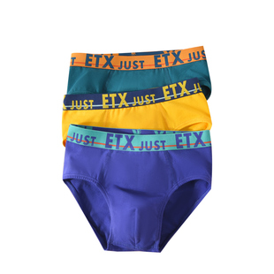 男童三角内裤纯棉A类儿童短裤中大童短裤底裤头本命年红色不夹pp