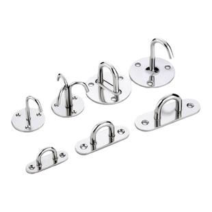 加厚304不锈钢挂钩大全吊扇钩子沙袋钩固定钩U型承重顶钩吊环吊钩