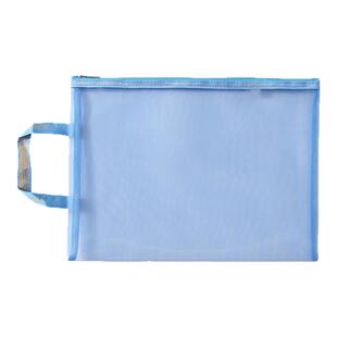 包邮网纱双层A4拉链袋网袋文件袋学生作业袋资料袋笔袋收纳袋套装