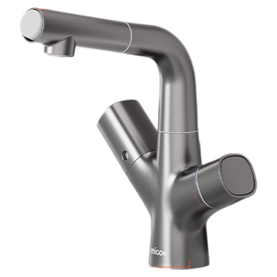 四季沐歌阿古尔面盆龙头冷热抽拉家用洗手洗脸盆水龙头卫生间台盆