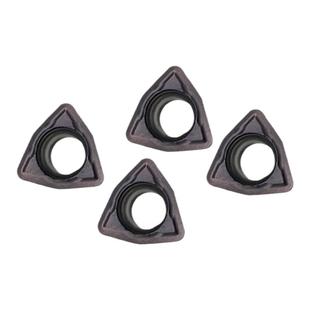 锋都牌锋利耐磨WC刀片U钻配套铝用挖槽通孔WC0203三角数控刀片1