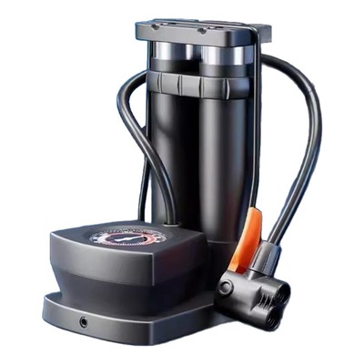 脚踩打气筒自行车汽车家用通用高压充气泵便携电动电瓶摩托车气管