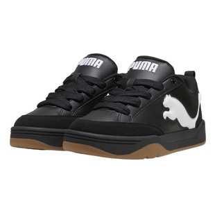 PUMA彪马板鞋男鞋女鞋冬季新款黑色面包鞋休闲运动鞋 395022-01