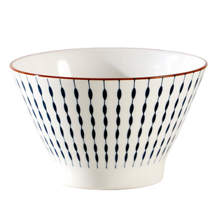 4只装16.8元日式5英寸饭碗家用2025新款陶瓷高脚吃饭碗餐具斗笠碗