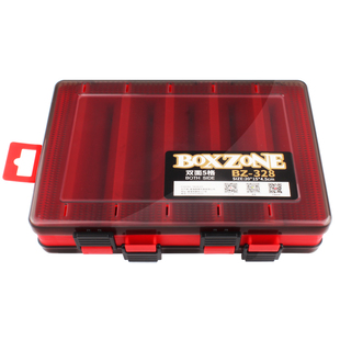 UMI新款路亚盒双面14格多功能配件收纳米诺假饵木虾铁板工具饵盒