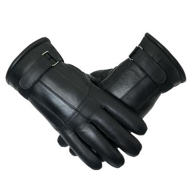 韩董洛洛真皮羊毛手套