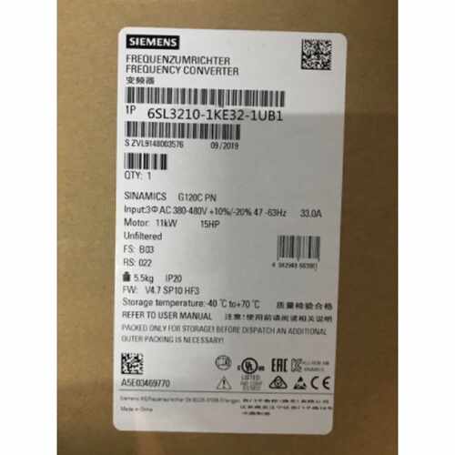 议价西门子6SL3210-1KE32-1UB1全新原装6SL32101KE321UB1正品现货