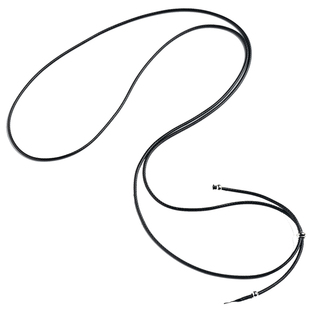 加长可调节黑色皮绳蜡绳项链绳手工编织挂绳男女款吊坠挂件绳子