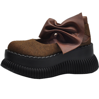 Artmu阿木厚底单鞋松糕鞋