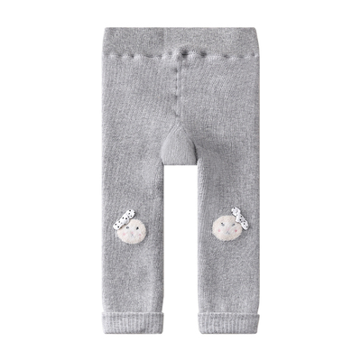 婴儿秋冬加绒女宝宝大pp九分裤袜