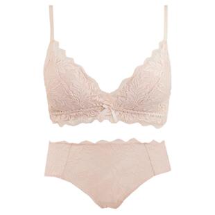 歌瑞尔性感内衣女小胸聚拢防下垂法式纯欲蕾丝胸罩透气蕾丝文胸女