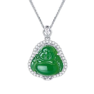 【生日礼物】周大生佛公项链银