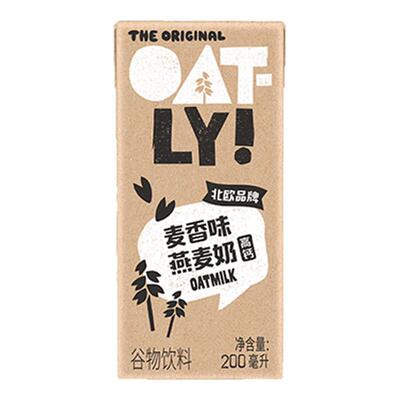 oatly小包装麦香味燕麦奶吸管装