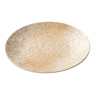 祥源美密胺餐具盘子商用琉璃金加厚圆盘火锅店自助餐摆盘饭店菜盘