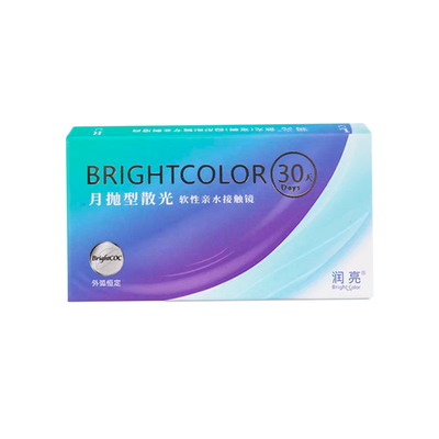 散光隐形眼镜定制月抛2/片装加高度近视加散光半年抛和远视年抛ZM