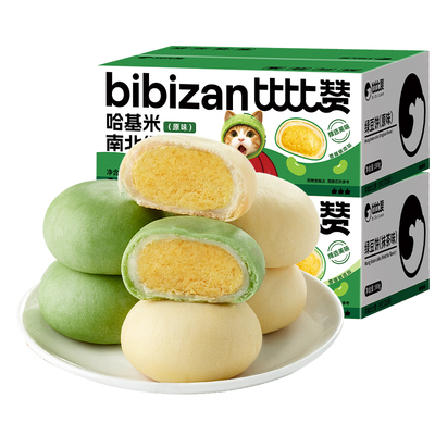 比比赞哈基米绿豆饼抹茶味_13包