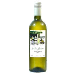 为海鲜大餐而生!智利进口Fiesta Latina小酒馆长相思干白葡萄窖主