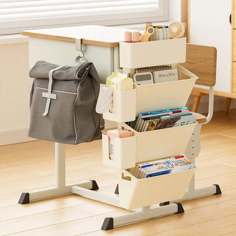 学生书桌侧边书架教室课桌床边挂篮架资料宿舍置物架书本收纳杂志