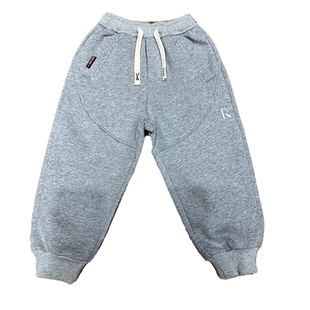 RESUMEHOME简历家童装秋冬新款宝宝系带刺绣束脚儿童卫裤运动长裤