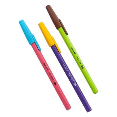 韩国慕娜美黑色0.7mm圆珠笔