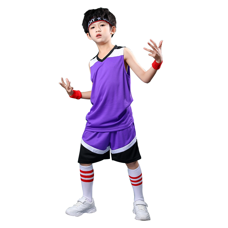 儿童运动篮球服套装中大童运动服男孩中小学生队服训练营球衣定制