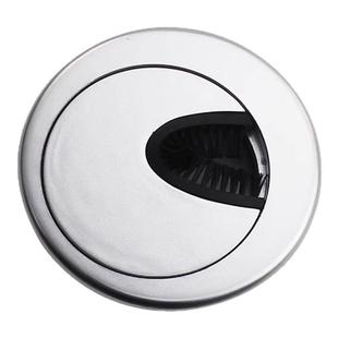 桌面圆形穿线盒电脑桌开孔穿线装饰盖圆孔封口盖板线孔盖65-75mm