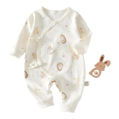 小聪熊新生婴儿衣服纯棉春秋连体