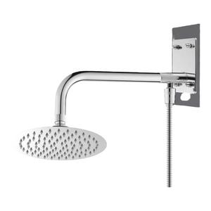 免钉花洒固定座明装支架淋浴室套装横杆酒店洗澡堂简易顶喷头配件