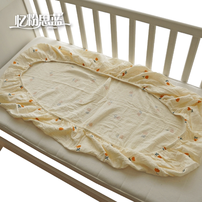 皱皱纱泡泡纱婴儿床笠春夏床笠