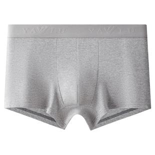 雅鹿男士内裤男生男款纯棉平角短裤头透气四角裤衩抗菌裆2025新款