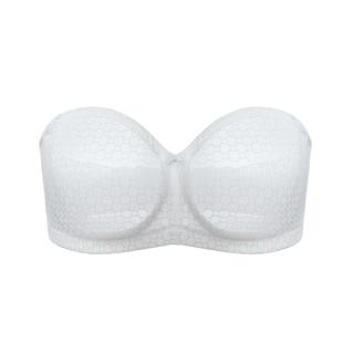 大码无肩带内衣防滑抹胸隐形聚拢大胸显小文胸防下垂胸贴超薄款夏