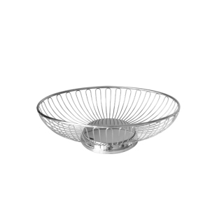 LamomeDeco北欧风镂空水果篮不锈钢果篮客厅茶几厨房洗水果沥水篮