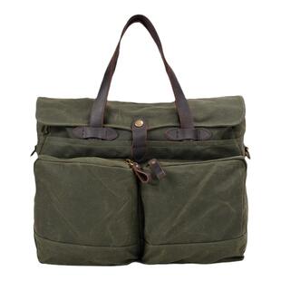 美式复古帆布包男士公文包商务手提电脑包单肩背包油蜡帆布斜挎包