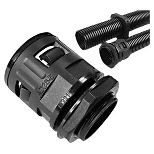 塑料波纹管接头M型PG尼龙浪管软管直插式快速固定配件AD外螺纹连