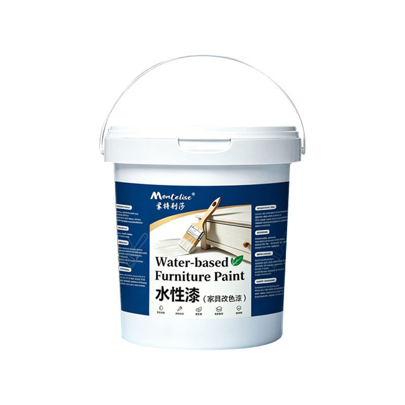 蒙特利莎水性家具漆木器漆环保净味无需打磨即刷0甲醛改色家具漆