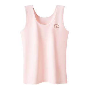 女童发育期内衣小学生初中学生女孩大童儿童加绒保暖背心内穿秋冬