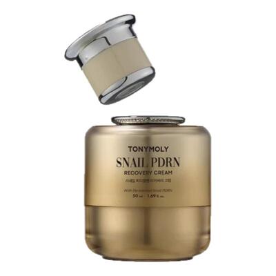Tonymoly/托尼魅力低刺激蜗牛PDRN面霜50ml稳定吸收乳液官方正品