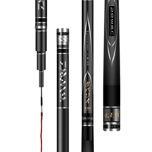 日本进口碳布达瓦鲪鱼竿手杆超轻超硬十大6h19调台钓鲢鳙鲤鲫鱼竿