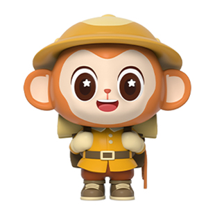 奇奇学奇奇探索系列盲盒人偶玩具可爱玩偶