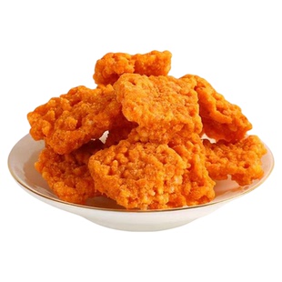 麻六记咸蛋黄糯米锅巴150g袋装蟹香蛋黄味办公室休闲解馋零食