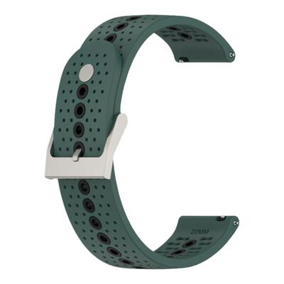 适用Suunto颂拓RACES官方同款手表带9 Peak pro松拓5 peak硅胶表带配件松拓5 Peak彩孔双色表带快拆替换腕带