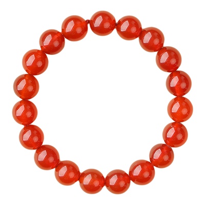 【普陀山官方】天然红玛瑙手串